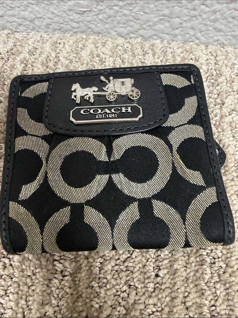 Coach compact card